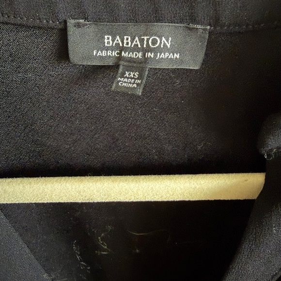 Aritzia Babaton Black Triacetate Crepe Tapered Leg Jumpsuit Size XXS - Picture 4 of 6